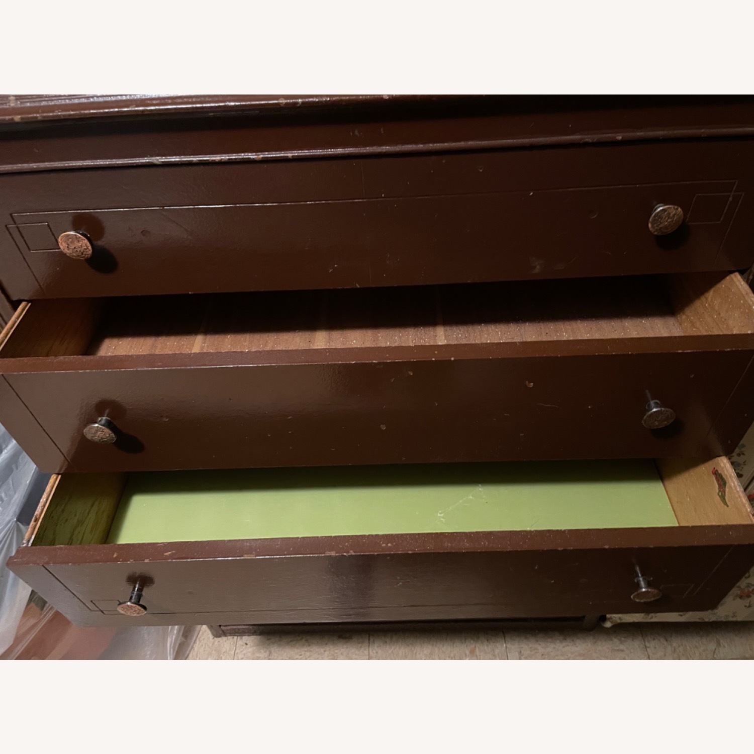 Vintage Mid-Century Modern 5-Drawer Dresser - image-2