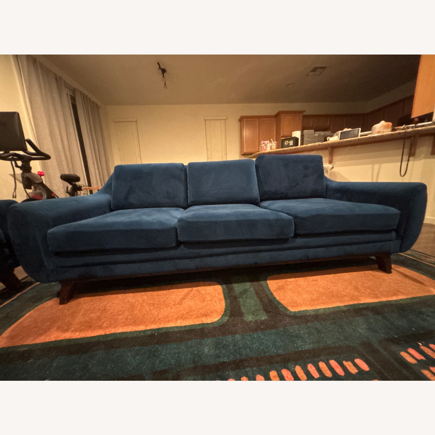 Joybird Custom Calhoun Cobalt Blue Sofa - image-6