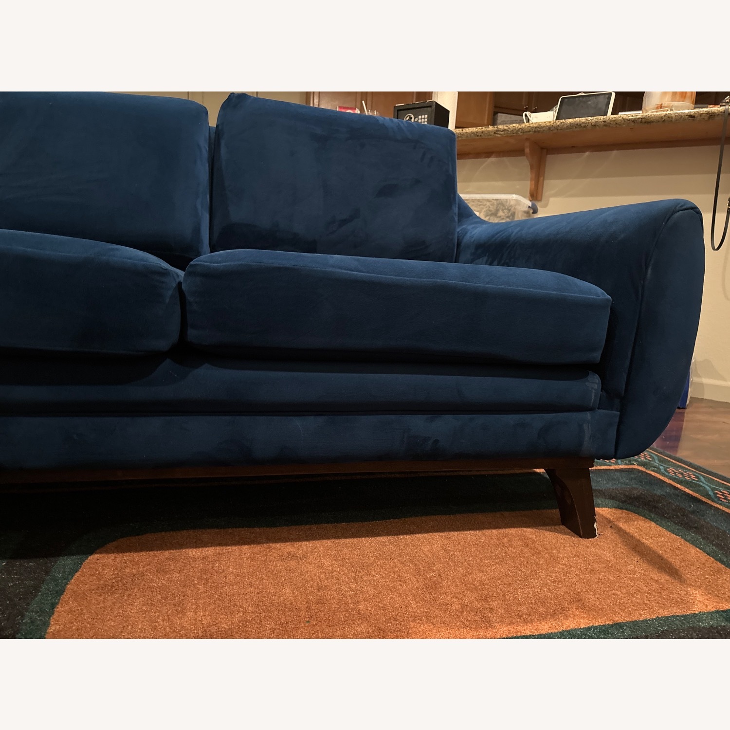 Joybird Custom Calhoun Cobalt Blue Sofa - image-4