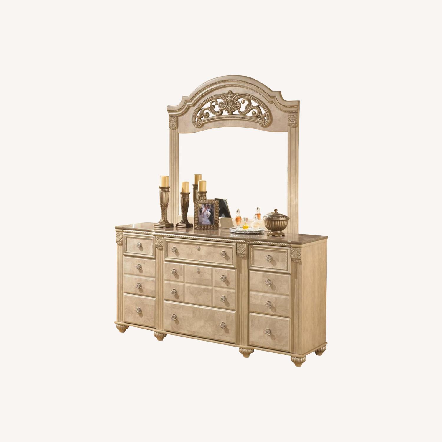 Ashley Furniture Saveaha Light Beige 9-drawer Dresser - image-0