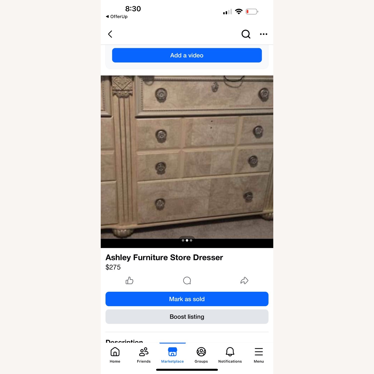 Ashley Furniture Saveaha Light Beige 9-drawer Dresser - image-2