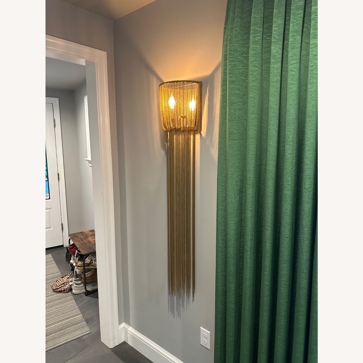 Arteriors Home Brass and Iron Yale Large Sconce - image-4