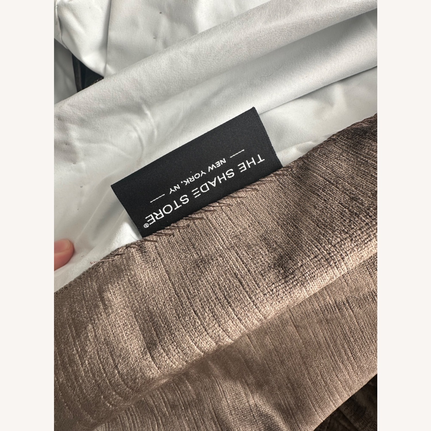 The Shade Store Dark Brown Curtains - image-1