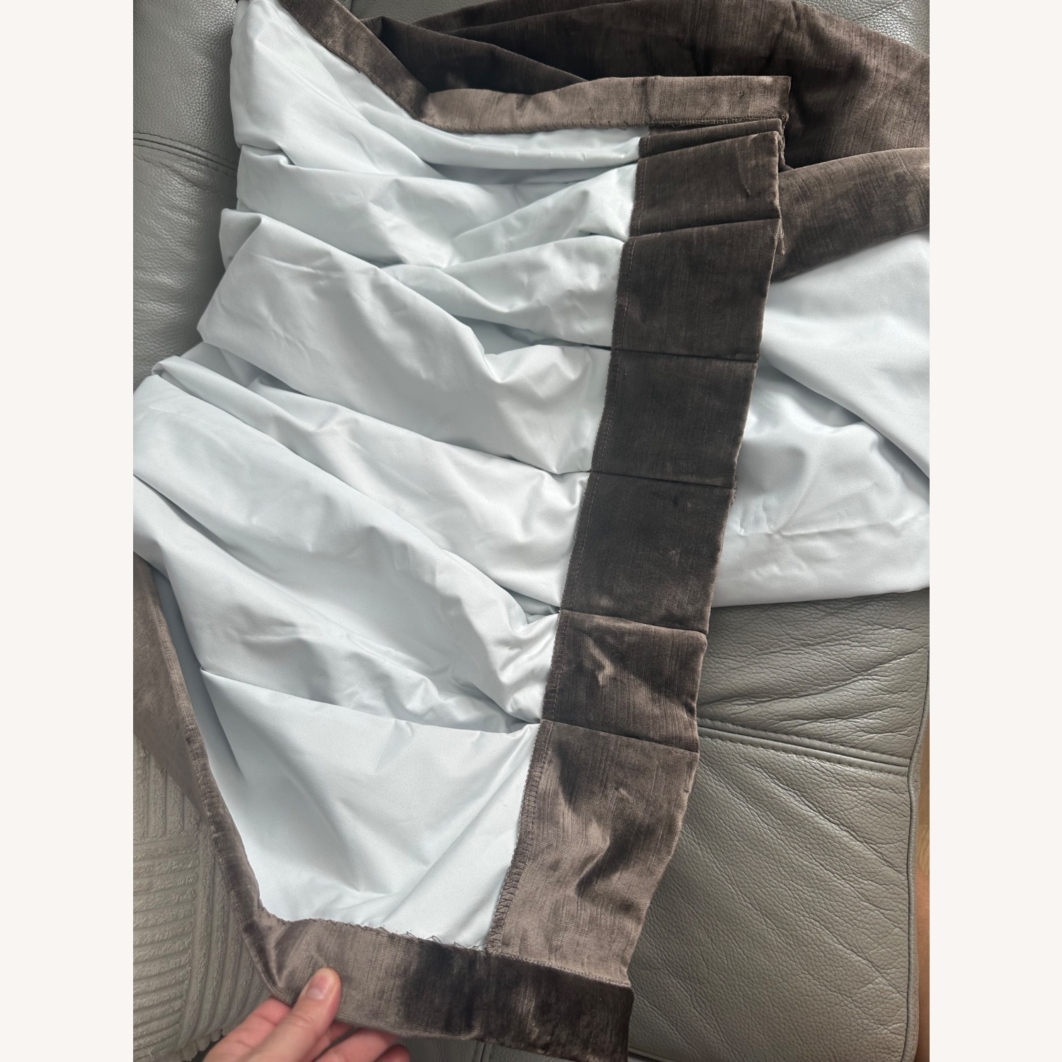 The Shade Store Dark Brown Curtains - image-3