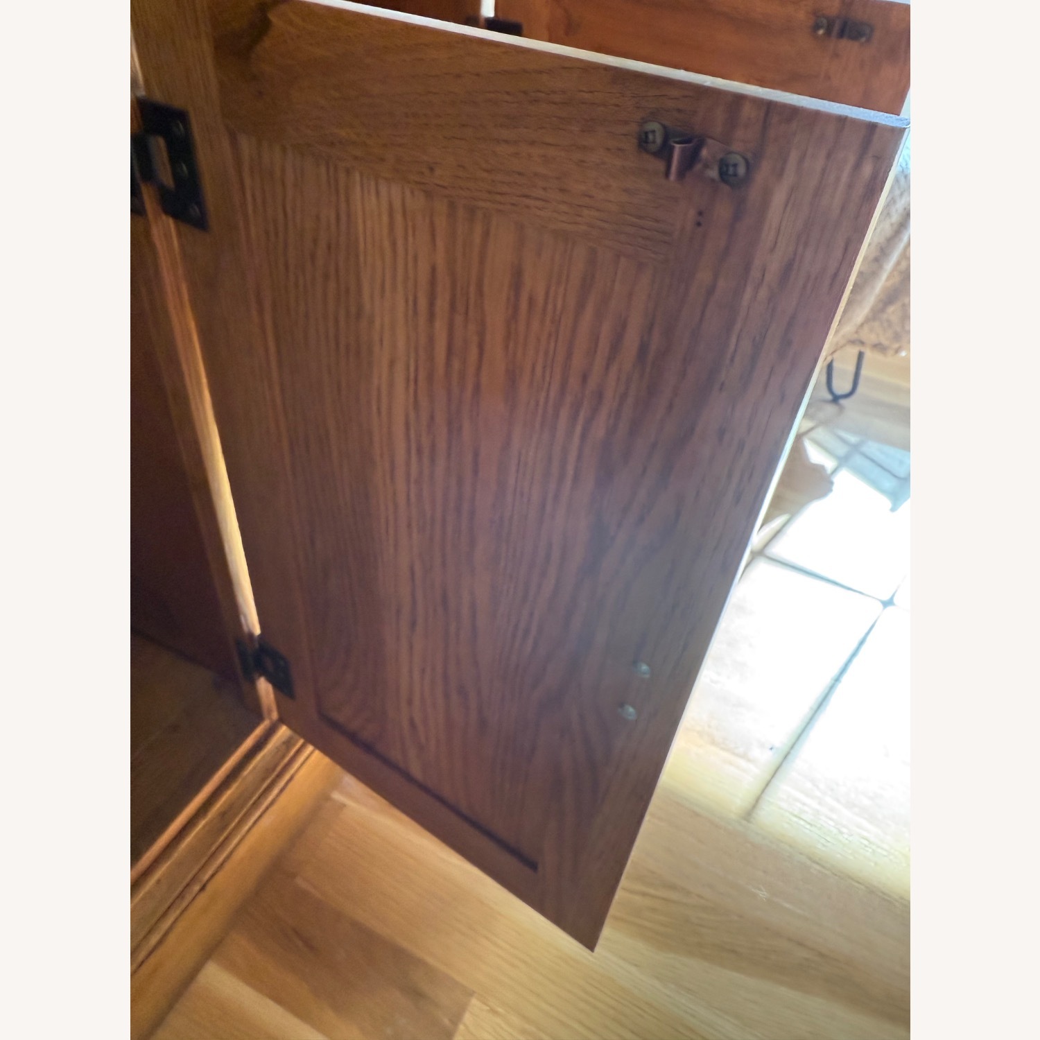 Cochrane Oak Buffet Server – Vintage, Made in USA - image-4