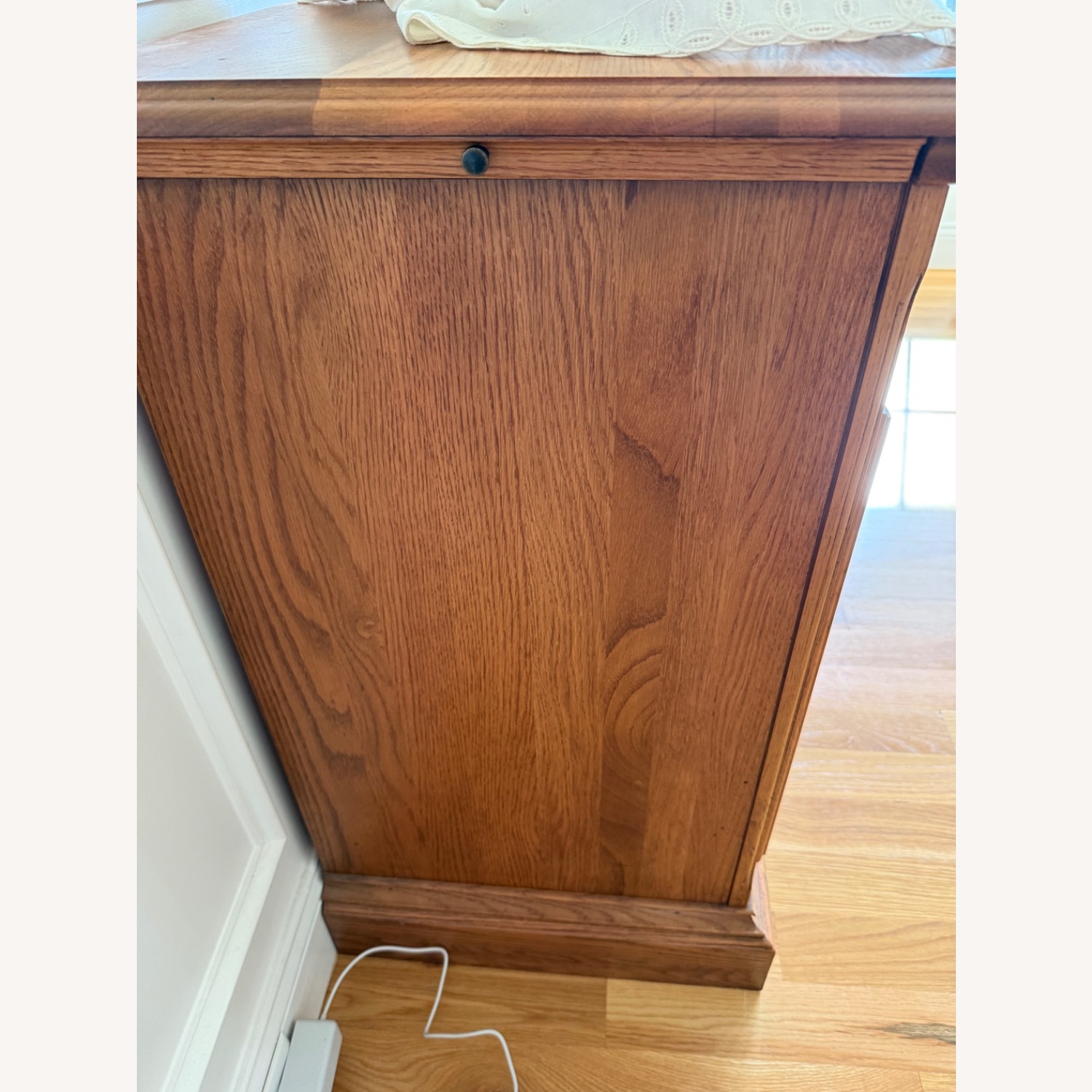 Cochrane Oak Buffet Server – Vintage, Made in USA - image-8