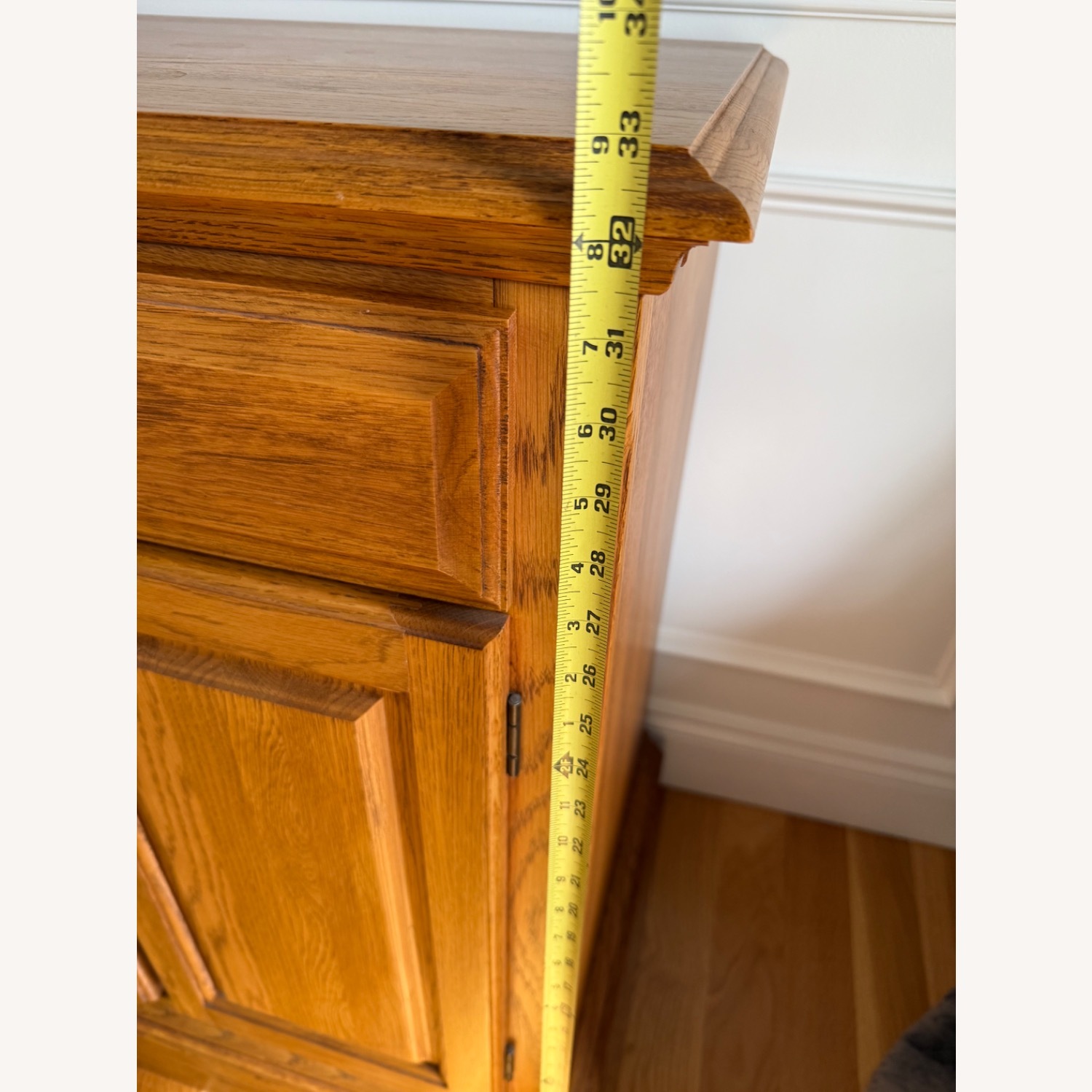 Cochrane Oak Buffet Server – Vintage, Made in USA - image-16