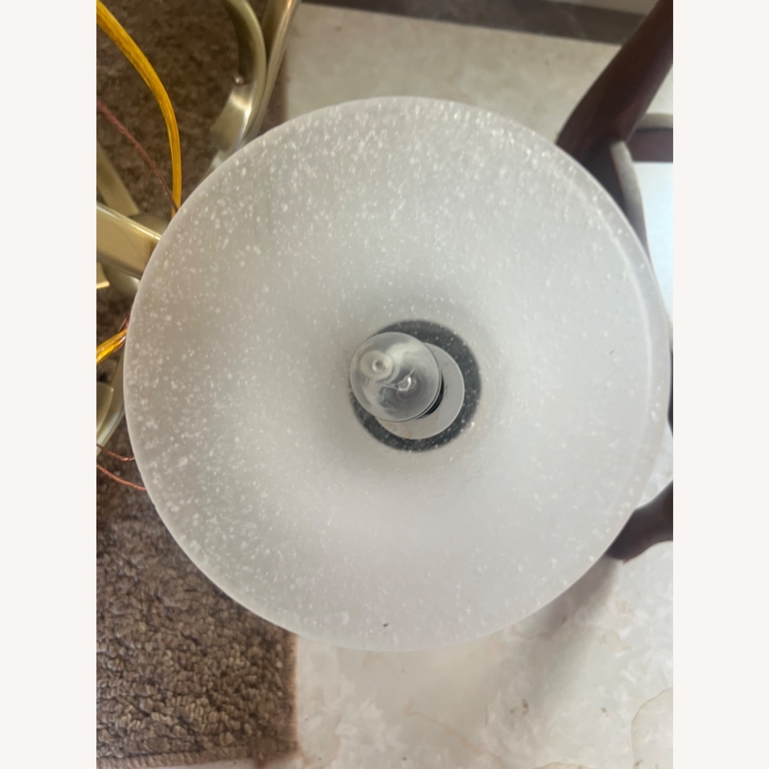 5 Light Brushed Bronze Hanging Light Fixture - image-3