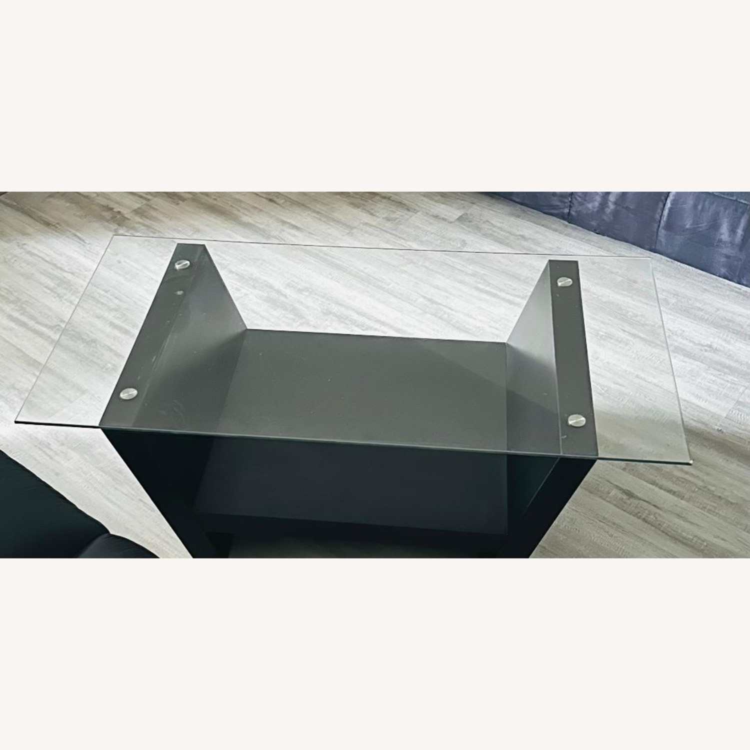 Furniture of America Black Glass Coffee Table - image-3