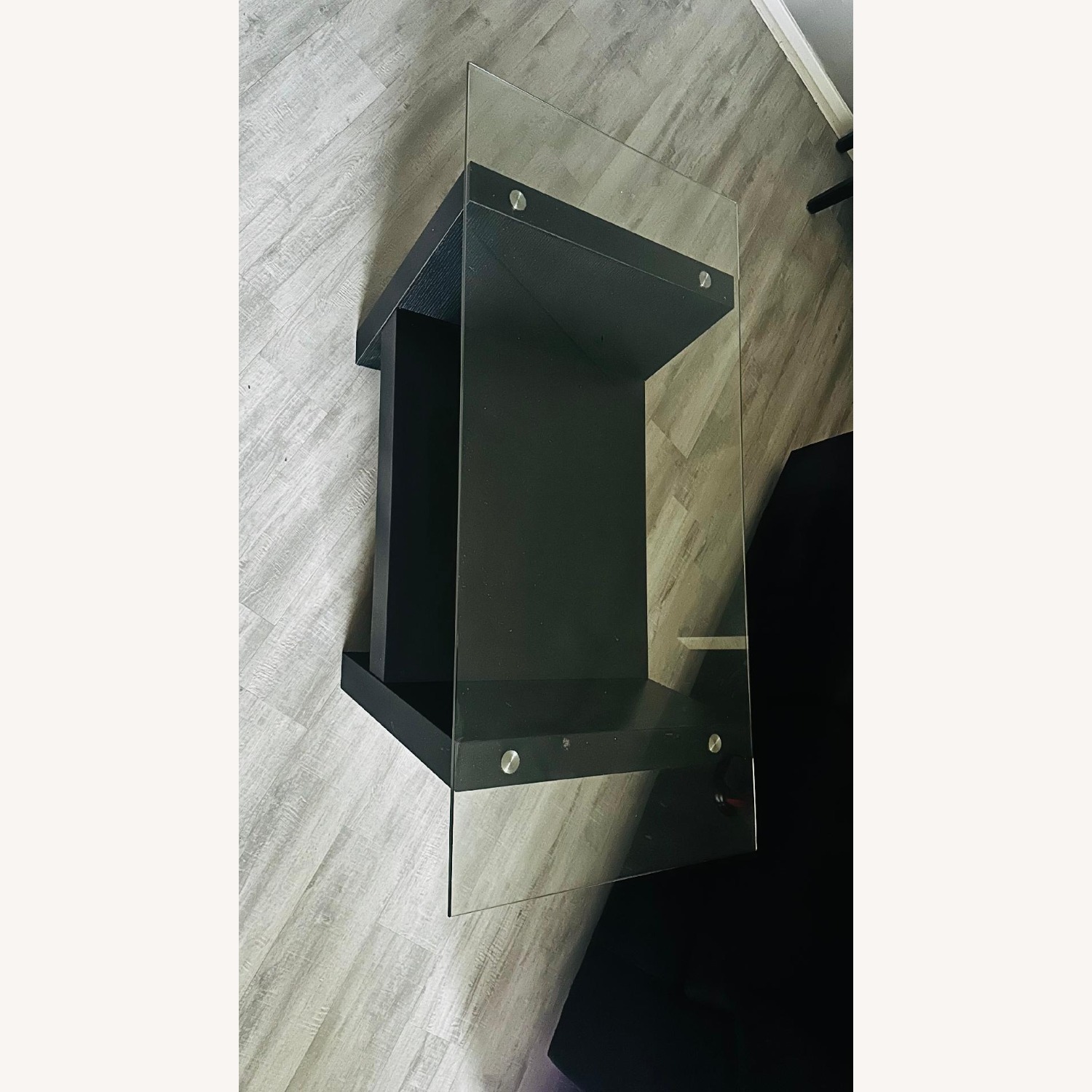 Furniture of America Black Glass Coffee Table - image-4