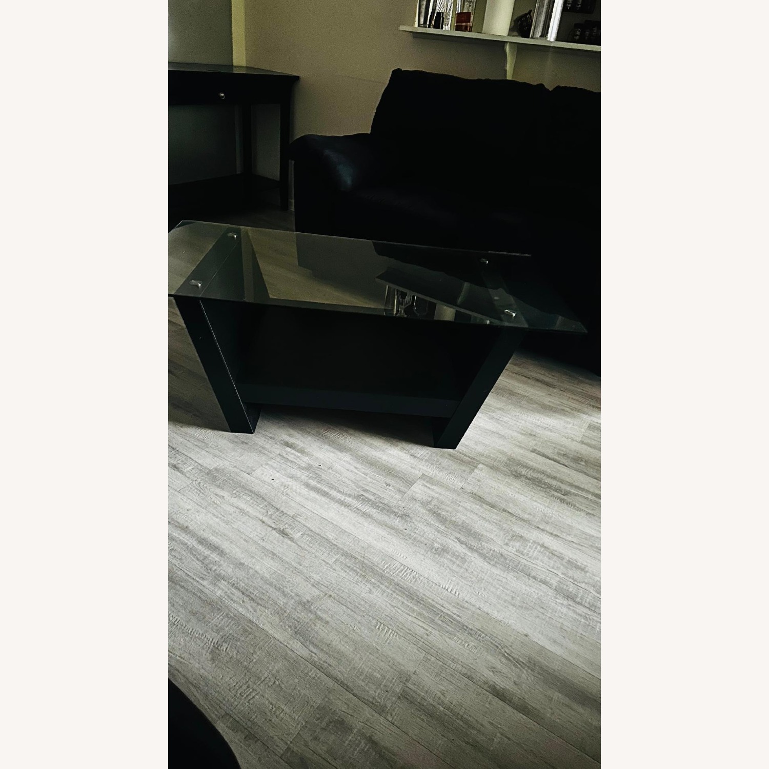 Furniture of America Black Glass Coffee Table - image-5