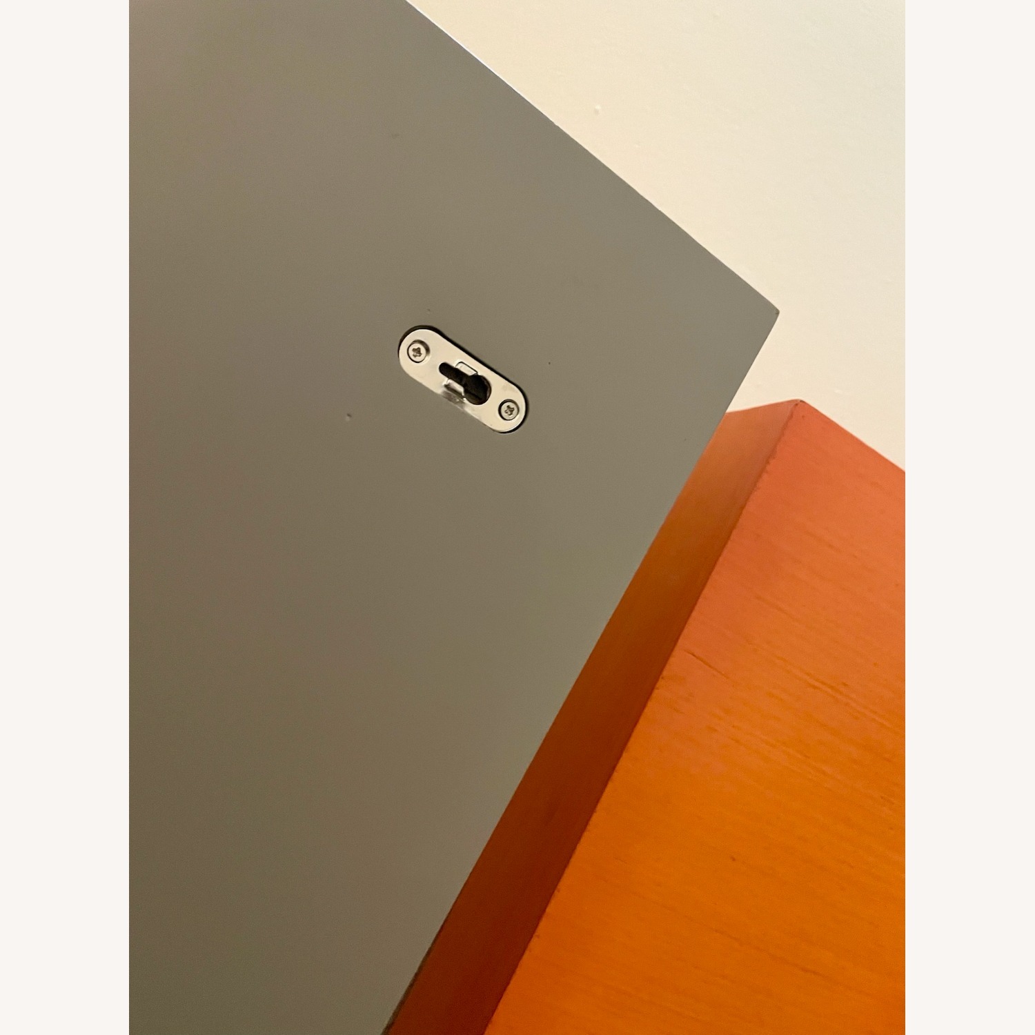 Orange Wood Wall Mirror - image-3