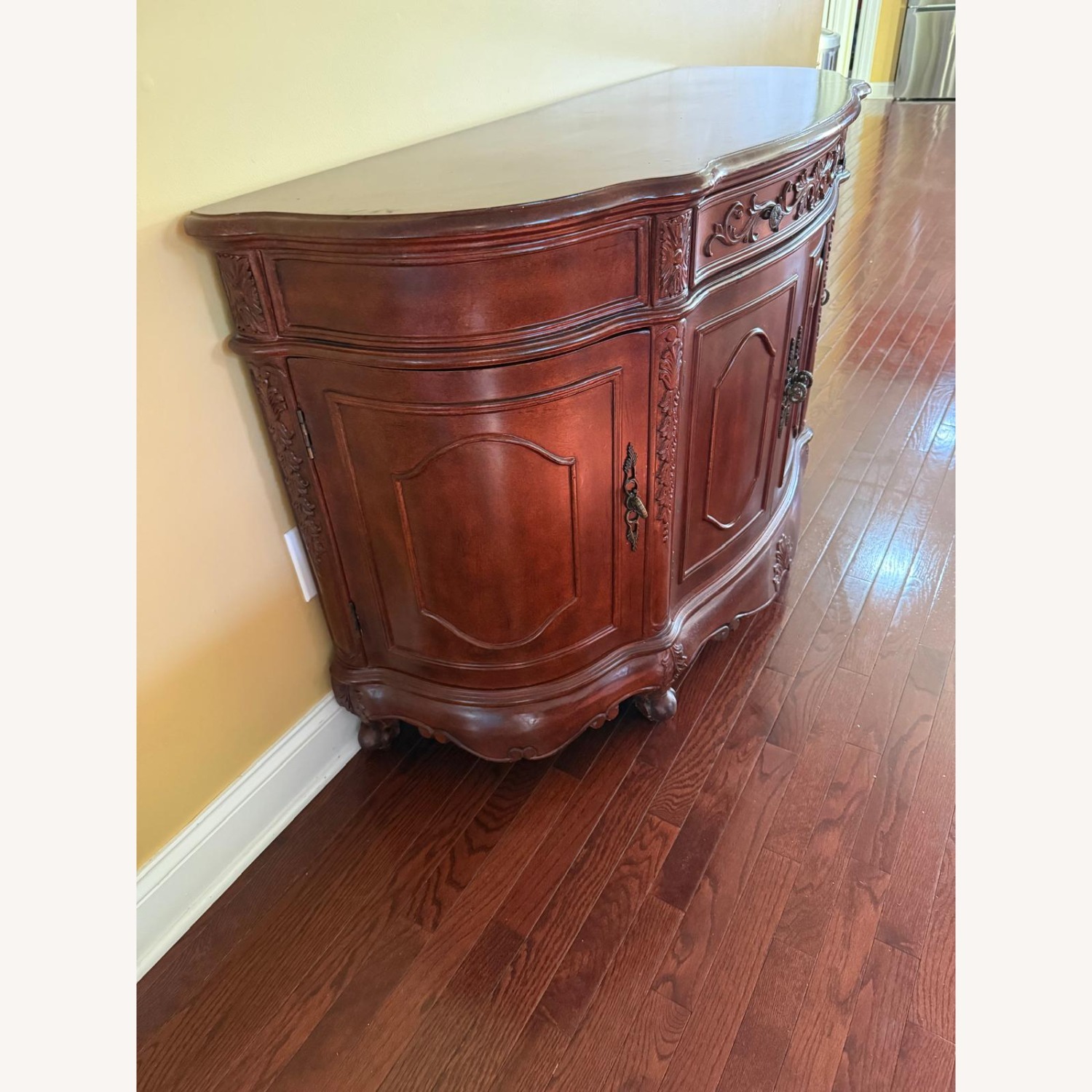 Red Wood Sideboard - image-1