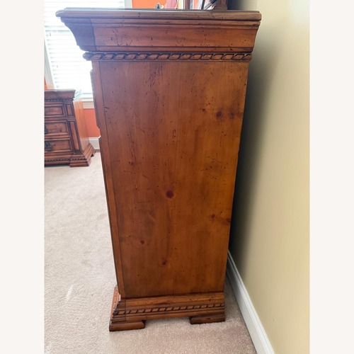 Used Wood Dresser with Mirror for sale on AptDeco