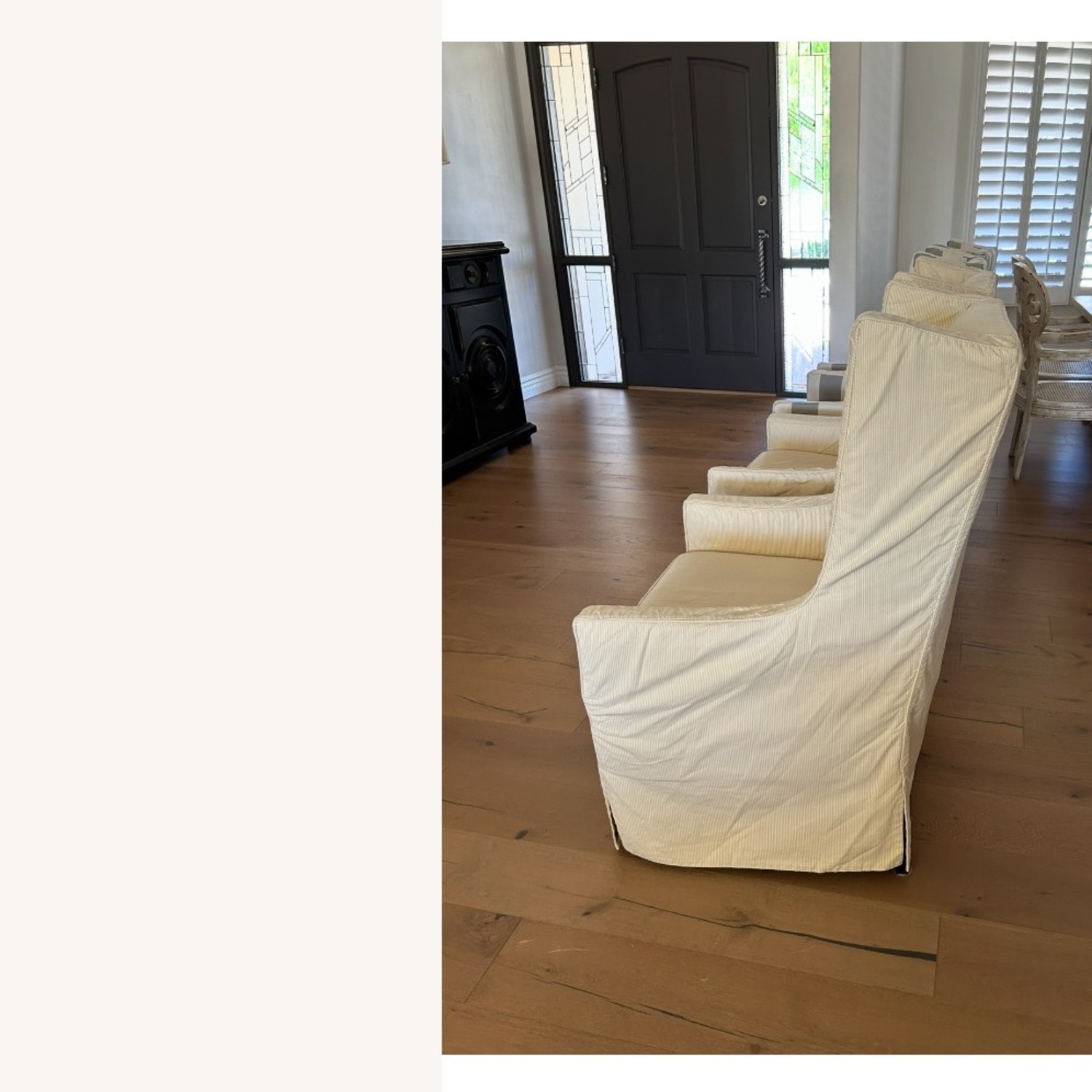 Lee Industry Slipcovered Dining Chairs - image-4