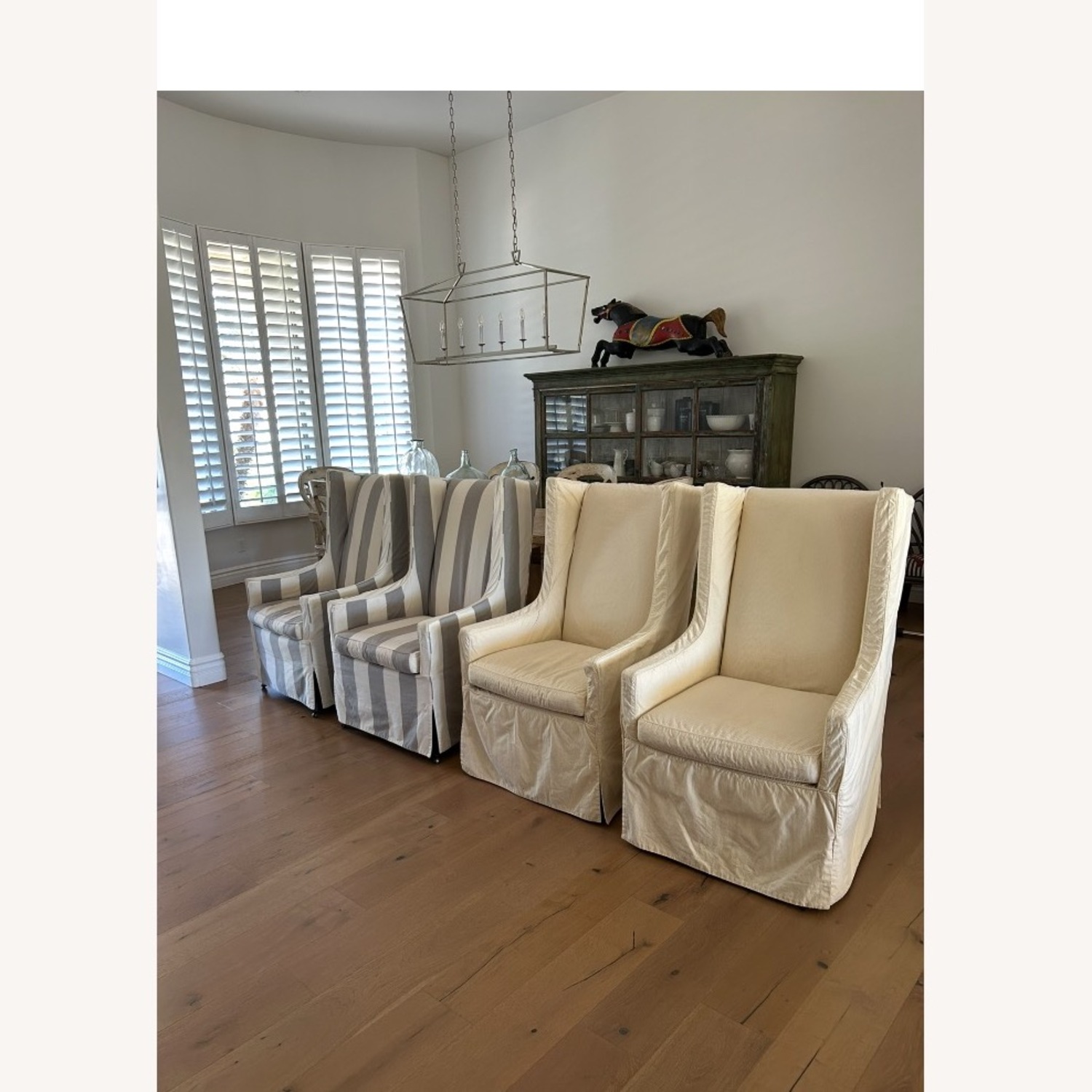 Lee Industry Slipcovered Dining Chairs - image-0