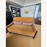 Kravet Natural Velvet Loveseat