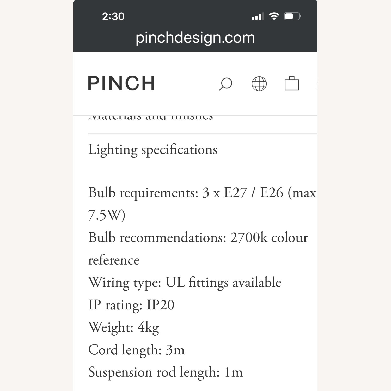 Modern Industrial Pendant Light by Pinch Design - image-7