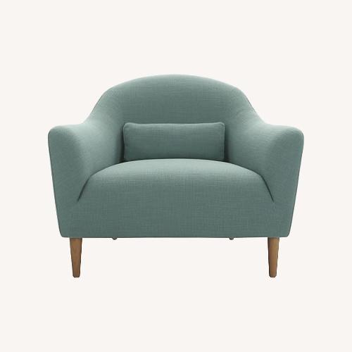 Used Crate & Barrel Pennie Arm Chair- Gray for sale on AptDeco