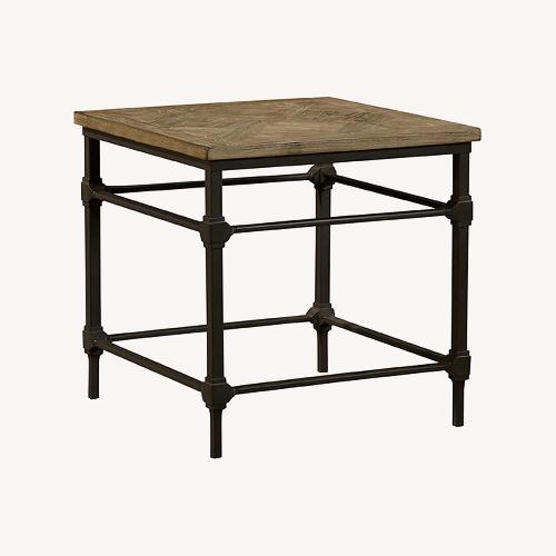 Used Pottery Barn Light Brown Wood Side Tables for sale on AptDeco