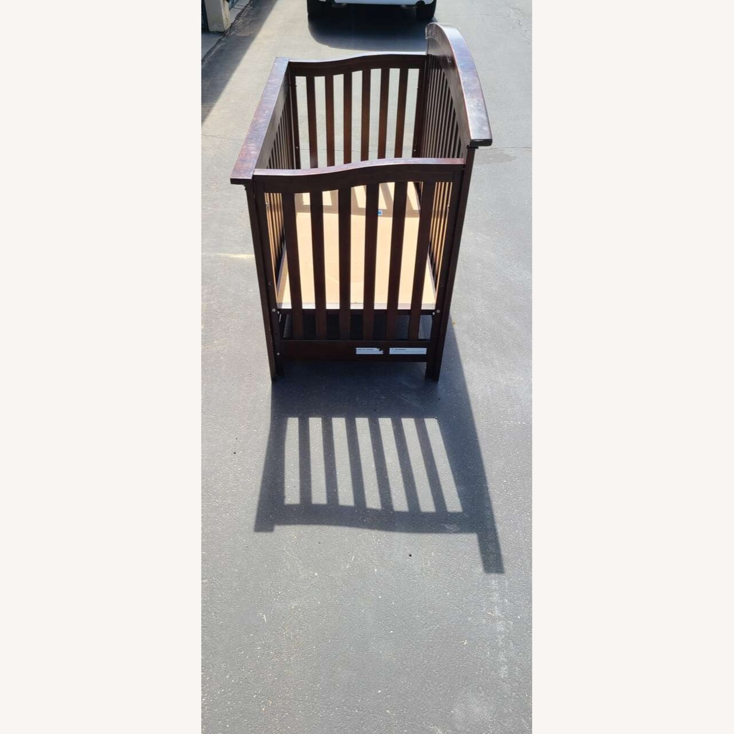 Quality Bliss Curved Top Wood Crib - image-4