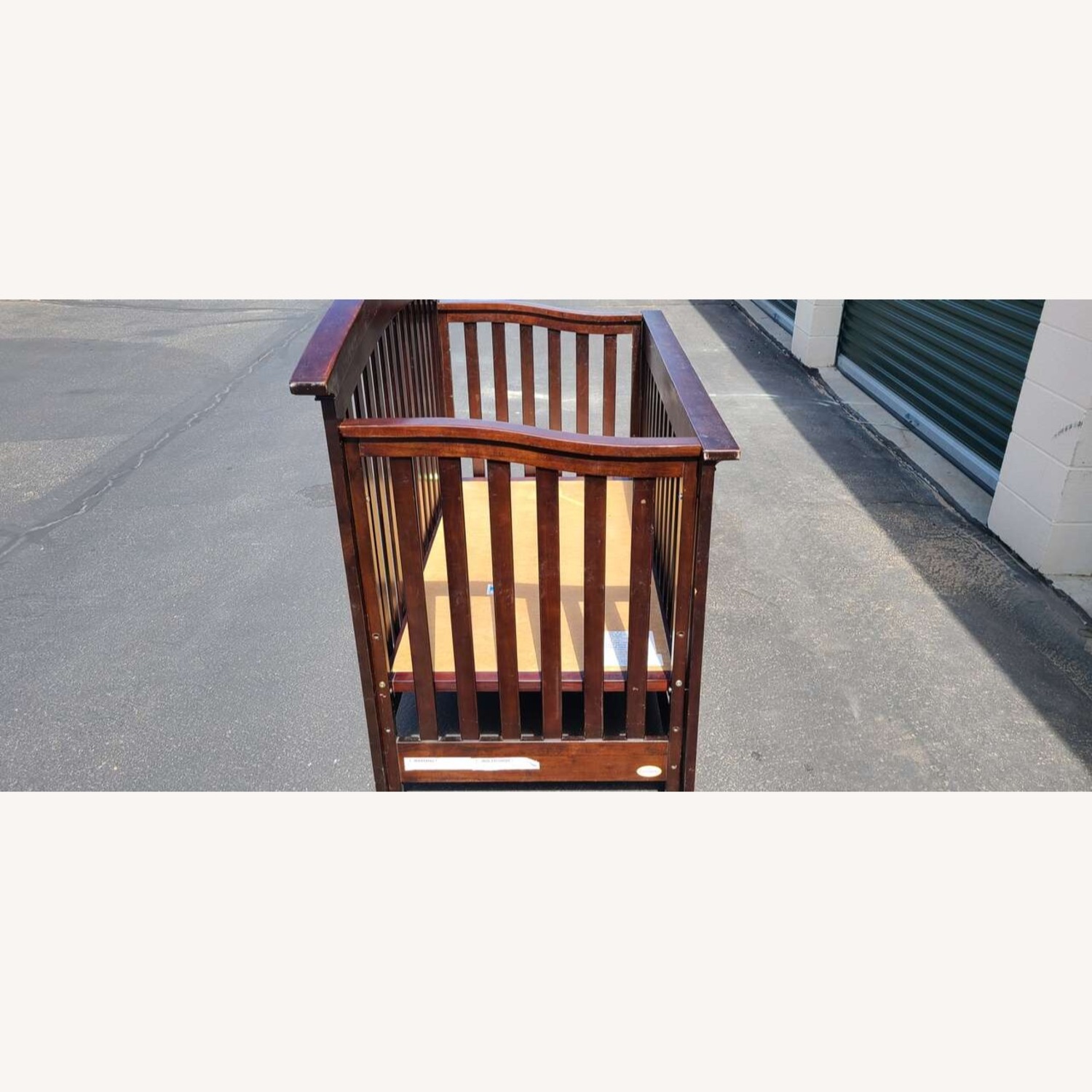 Quality Bliss Curved Top Wood Crib - image-3