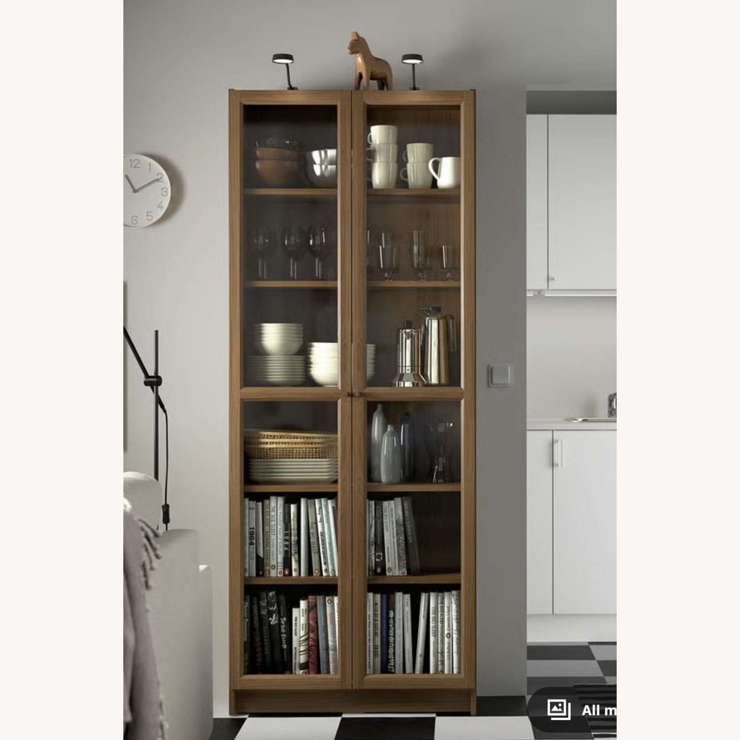 IKEA Billy Brown Walnut Bookcase - image-2