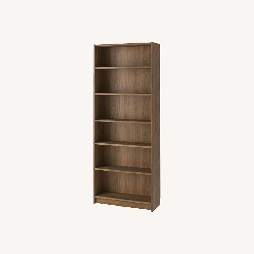 Used IKEA Billy Bookcase in Brown Walnut Color for sale on AptDeco