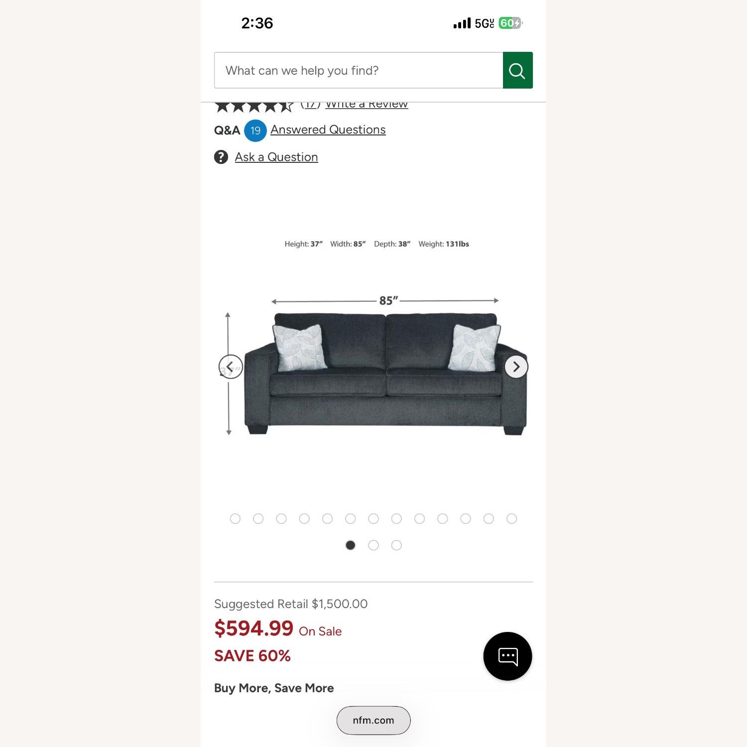 Ashley Furniture Altari Sofa  - image-3