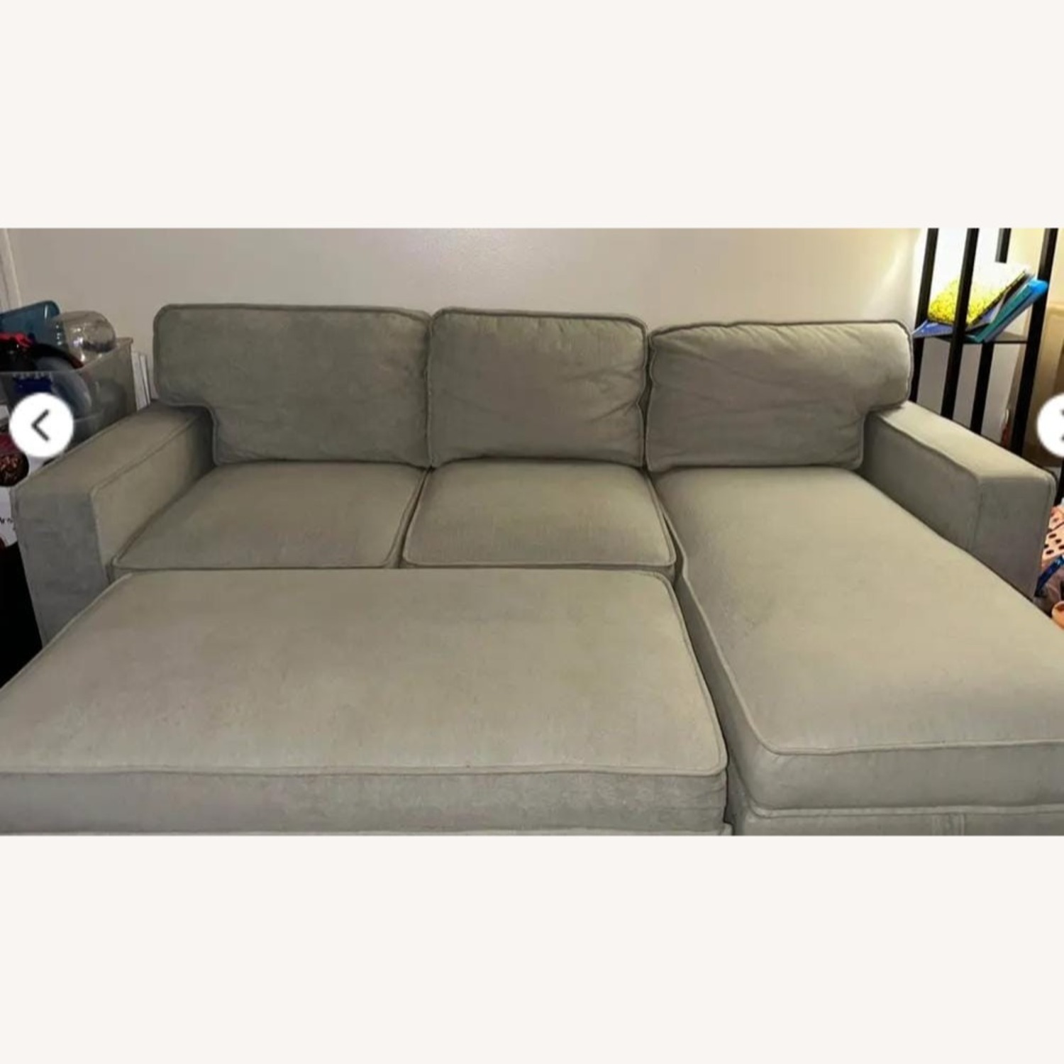 Ashley Furniture Natural Sleeper Sofa - image-0