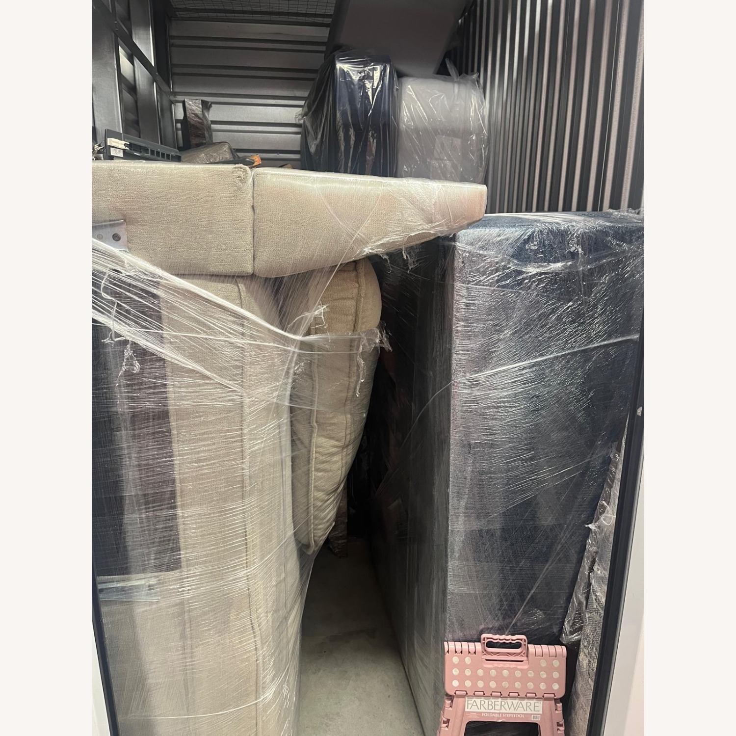 Ashley Furniture Natural Sleeper Sofa - image-1