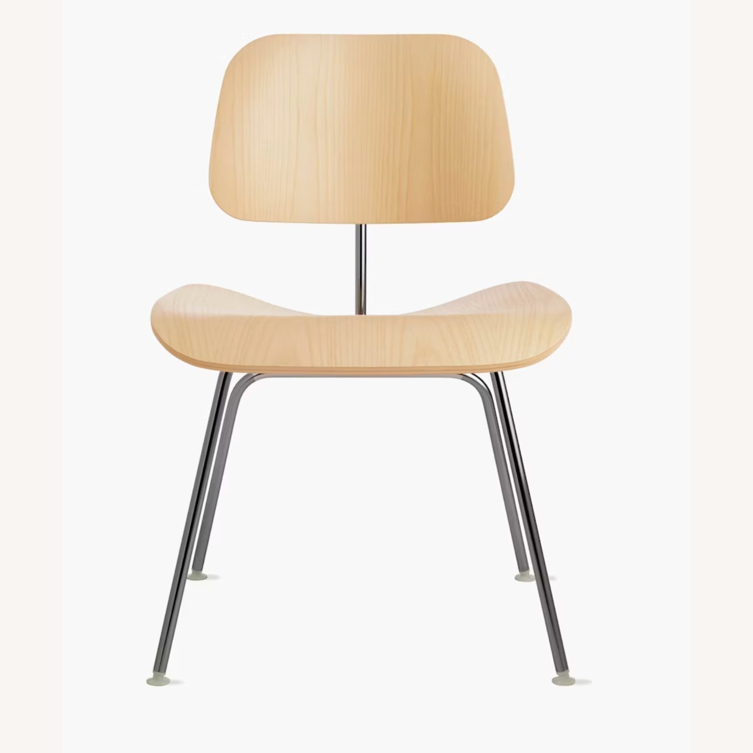 Eames Office Natural Wood Dining Chairs - image-1