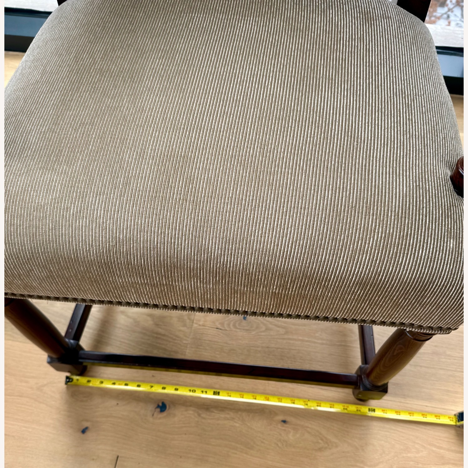 Restoration Hardware  Empire Parsons Light Brown Accent Chairs - image-4