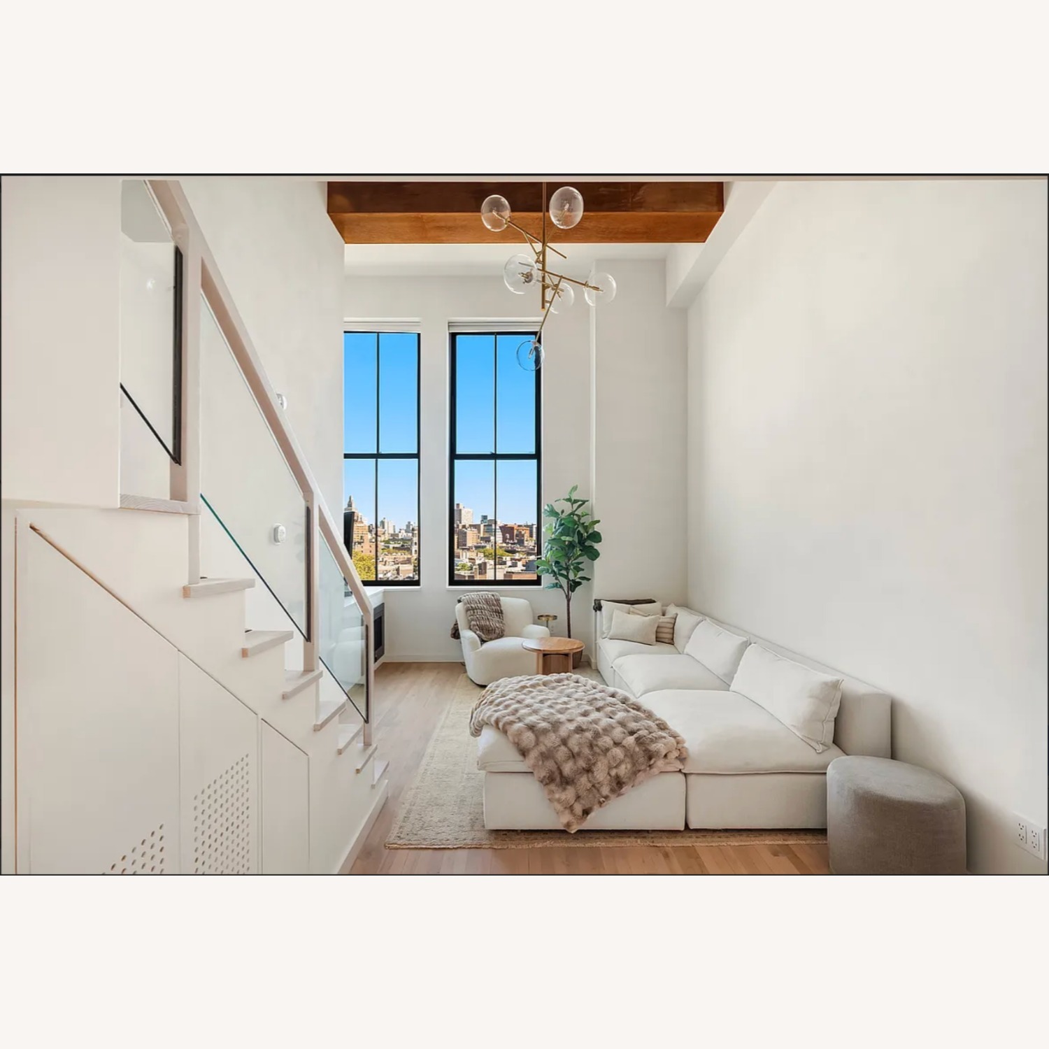 Crate & Barrel Lotus Deep Modular Sectional Sofa - image-1