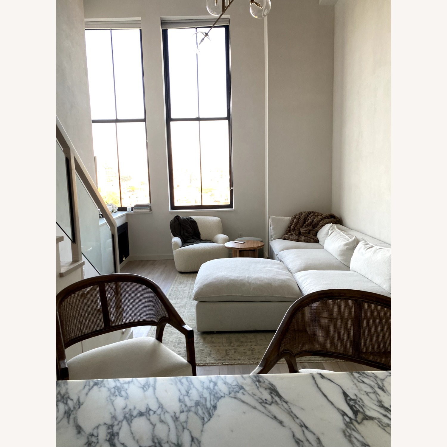 Crate & Barrel Lotus Deep Modular Sectional Sofa - image-8