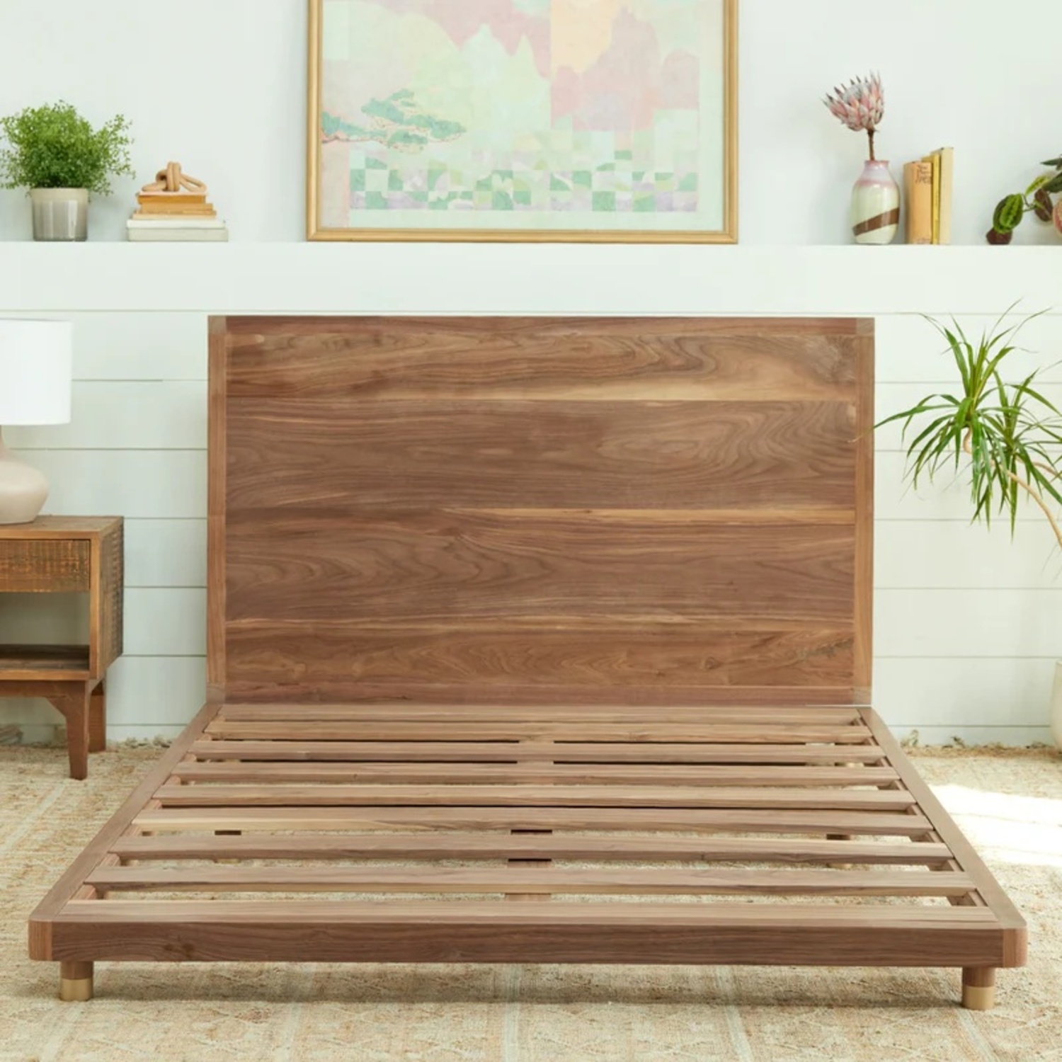Malibu Natural Wood California King Bed - image-0