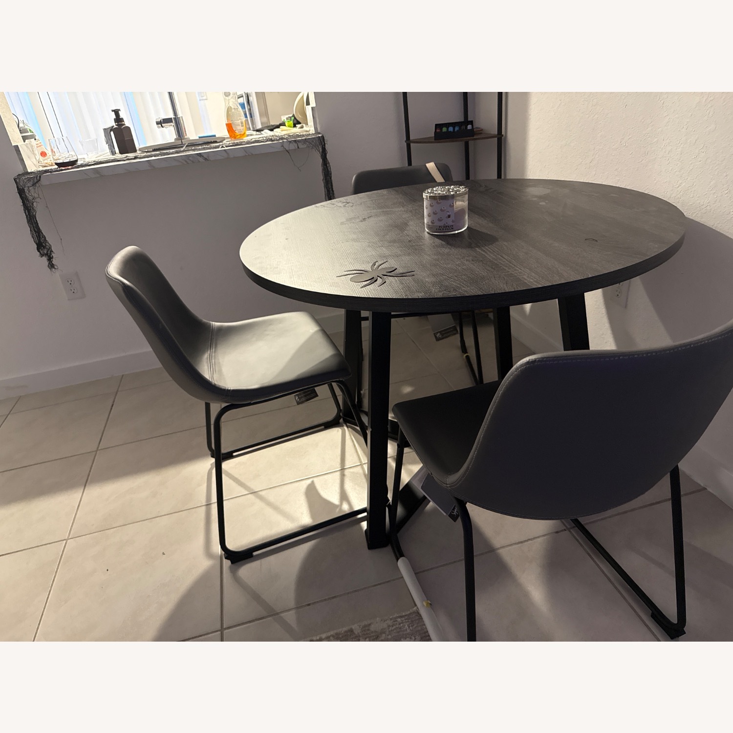 Ashley Furniture Centiar Dark Gray Dining Set - image-3