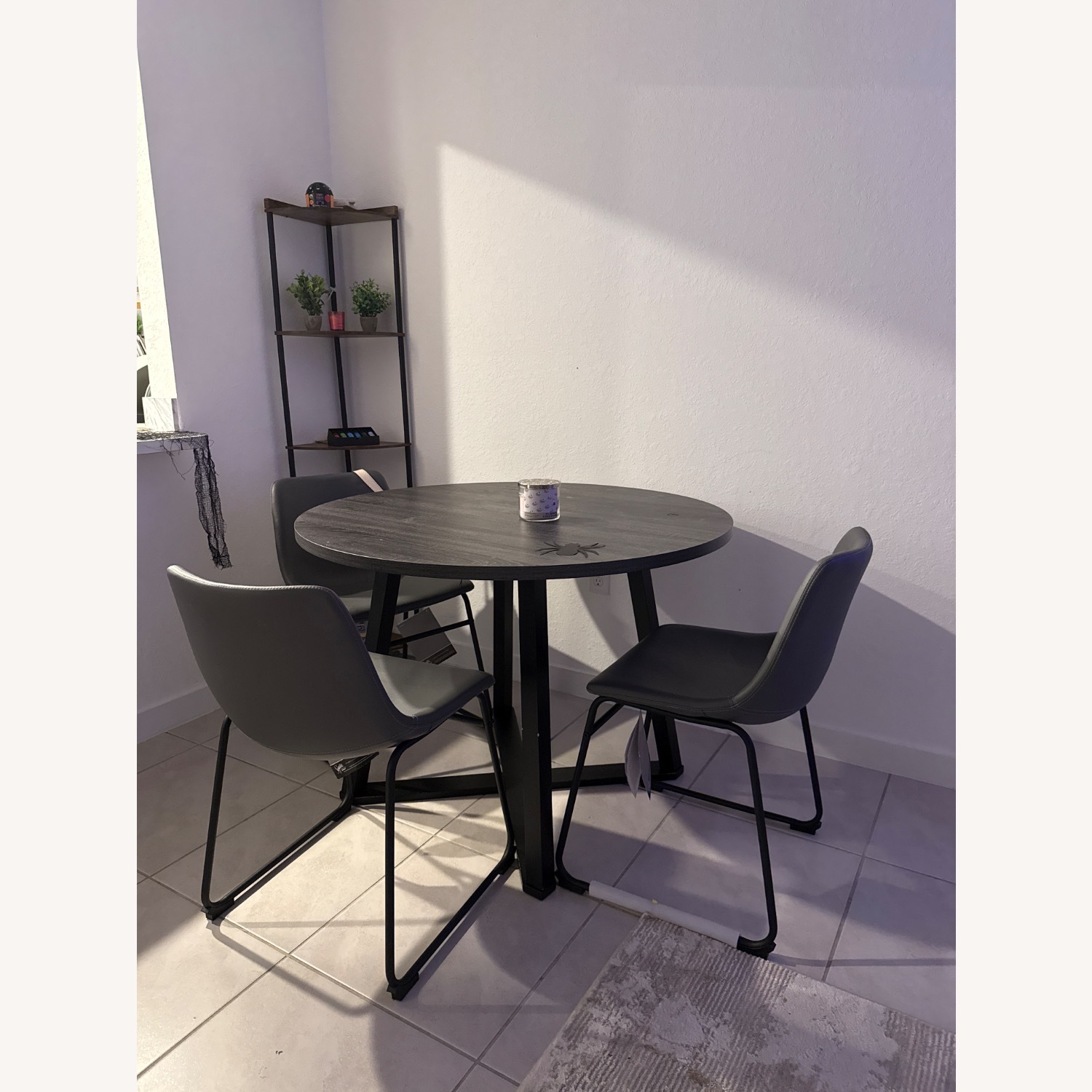 Ashley Furniture Centiar Dark Gray Dining Set - image-1
