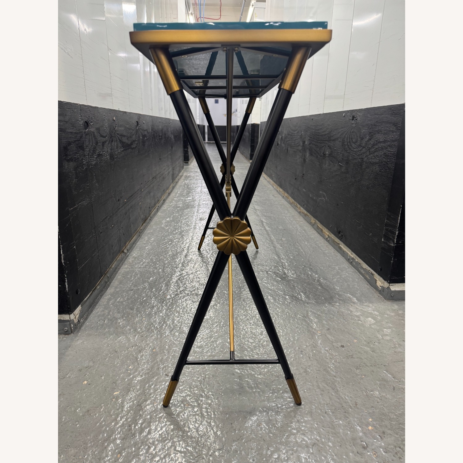 Jonathan Adler Green Metal Side Table - image-2