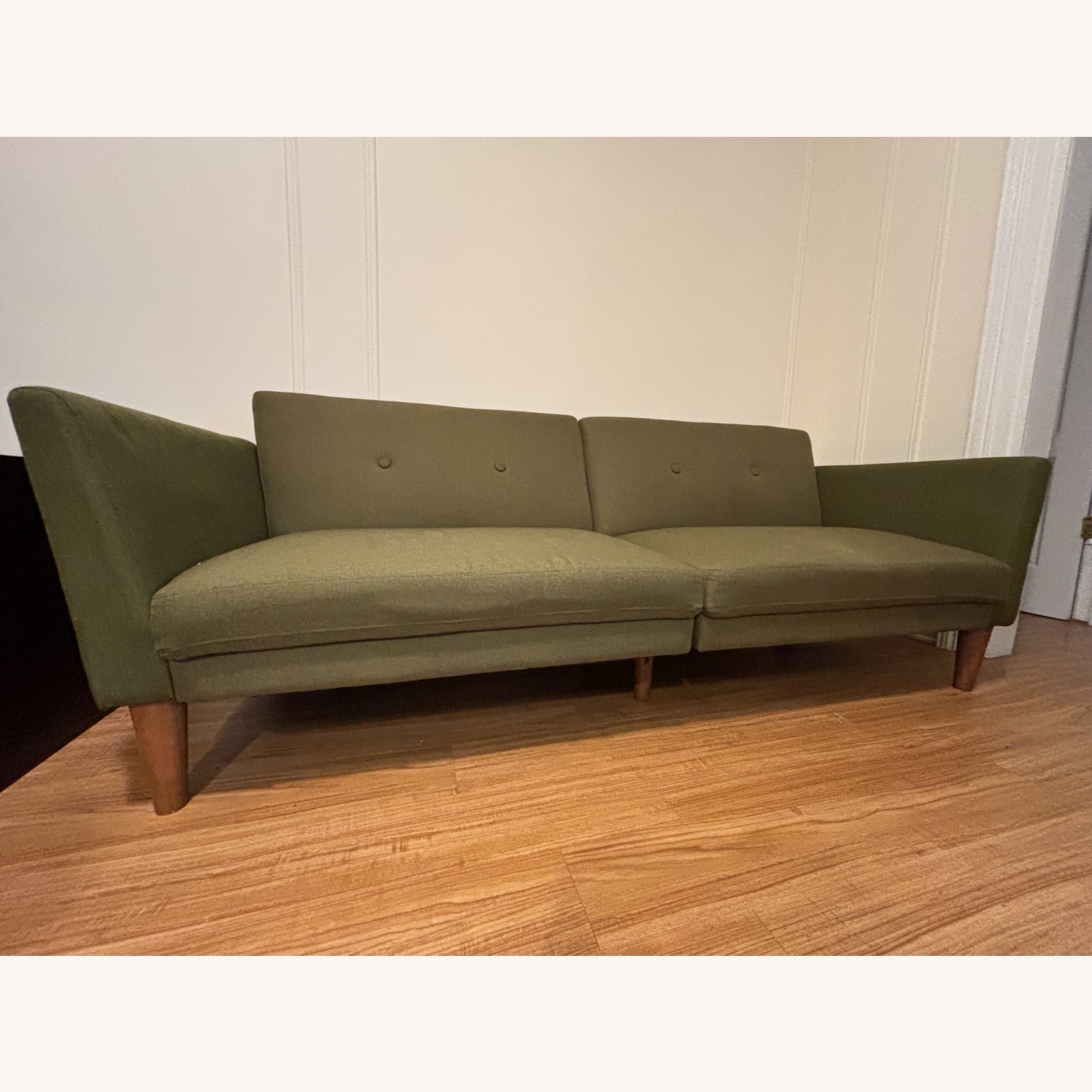 Soft Green 2 Seater Couch - image-3