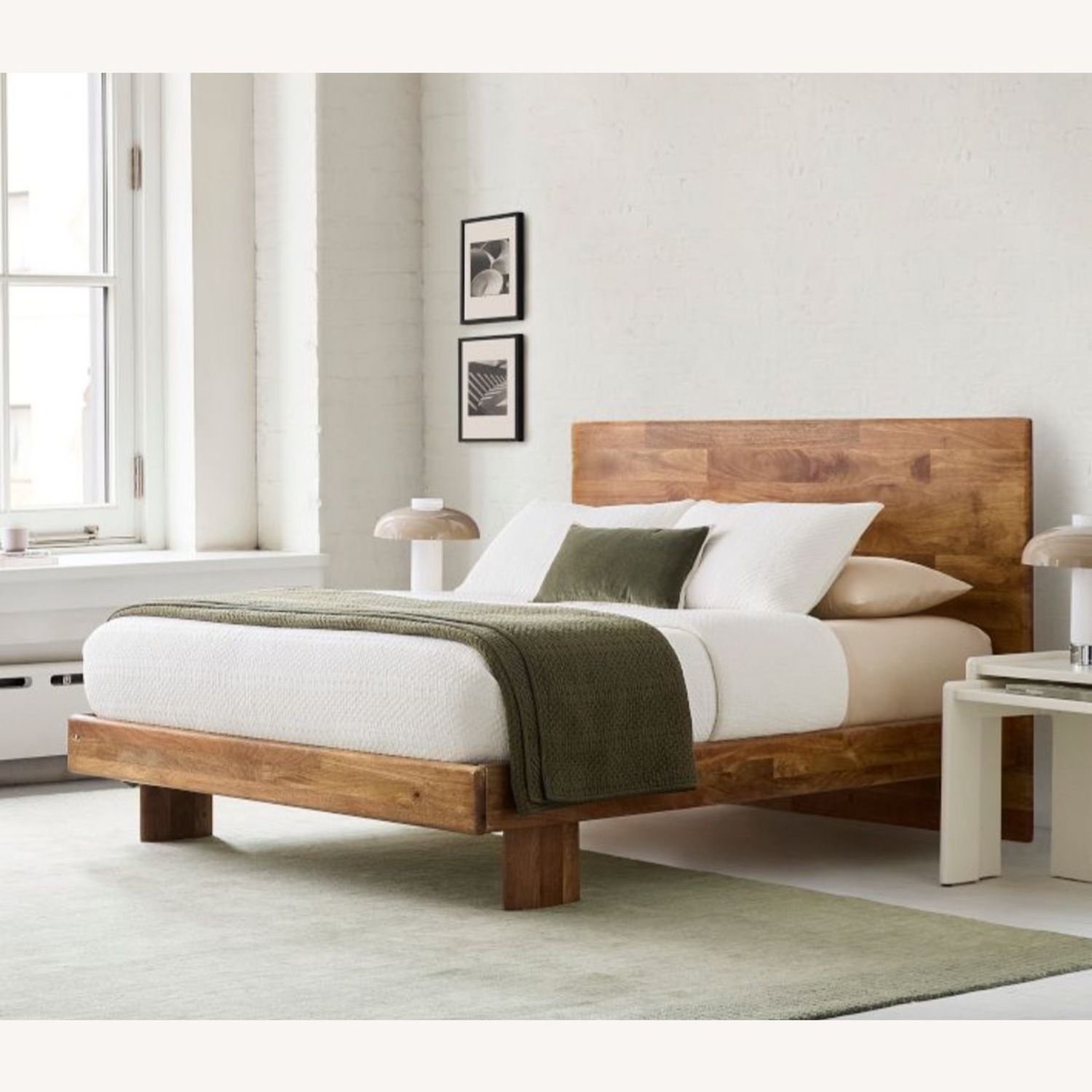 West Elm Anton Solid Wood Queen Bed - image-2