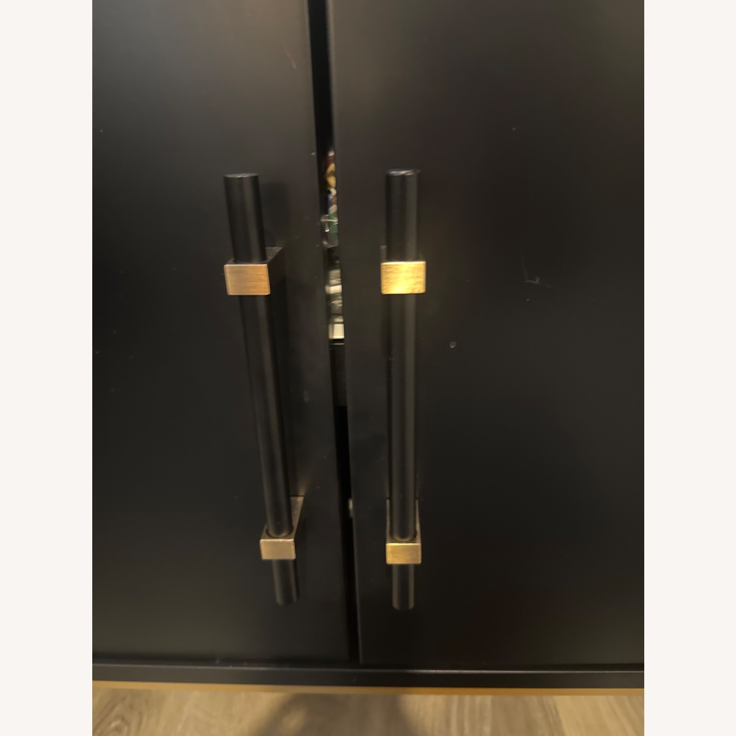 Target Black Wood Media Storage - image-3