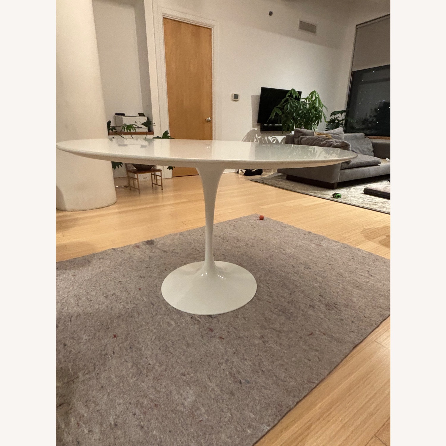 Eero Saarinen White Dining Table - image-3