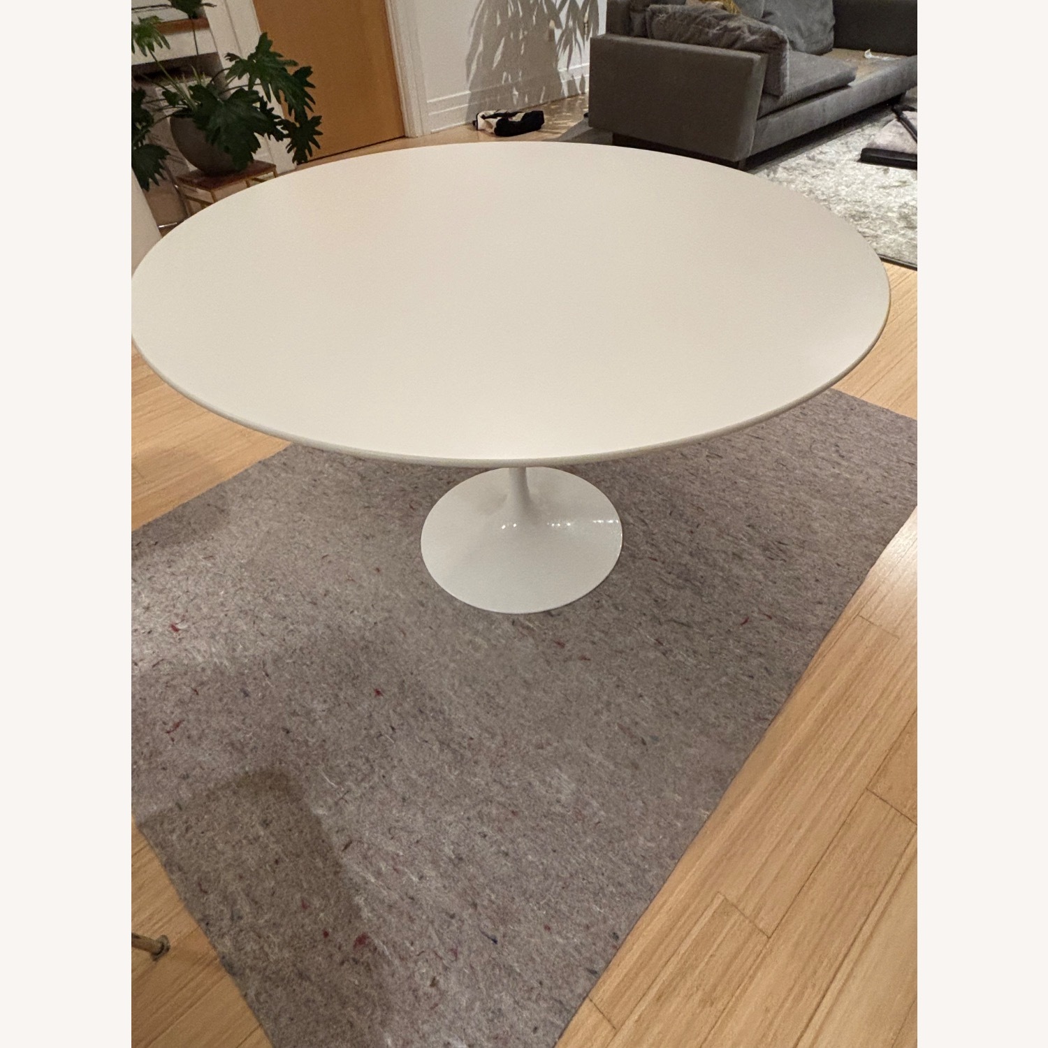 Eero Saarinen White Dining Table - image-1