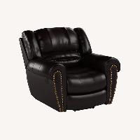 CANMOV Dark Brown Leather Recliner