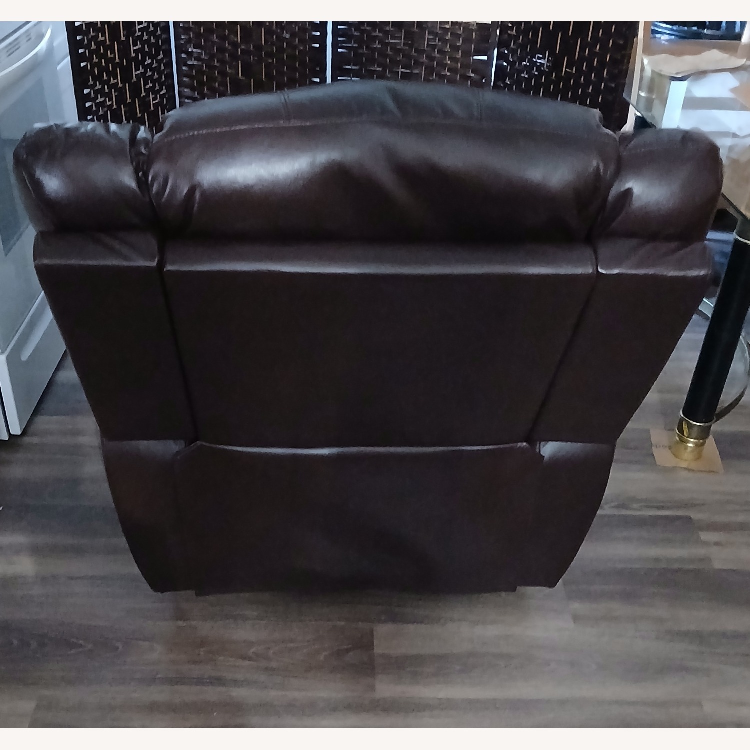 CANMOV Dark Brown Leather Recliner - image-4