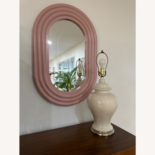 Used Vintage/Antique Cream Ginger Jar Lamp for sale on AptDeco
