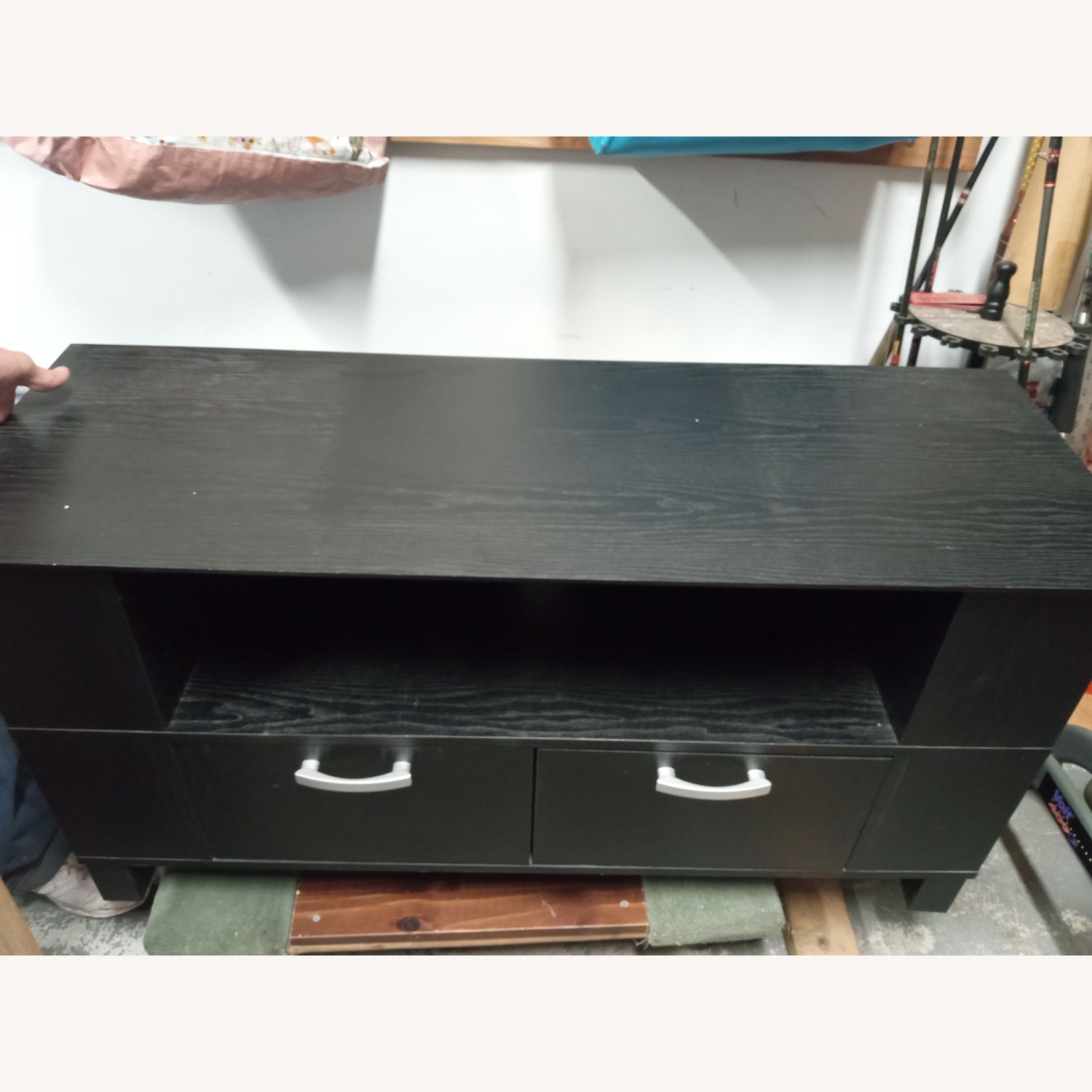 Eden Bridge Designs Black Wood TV Stand - image-3