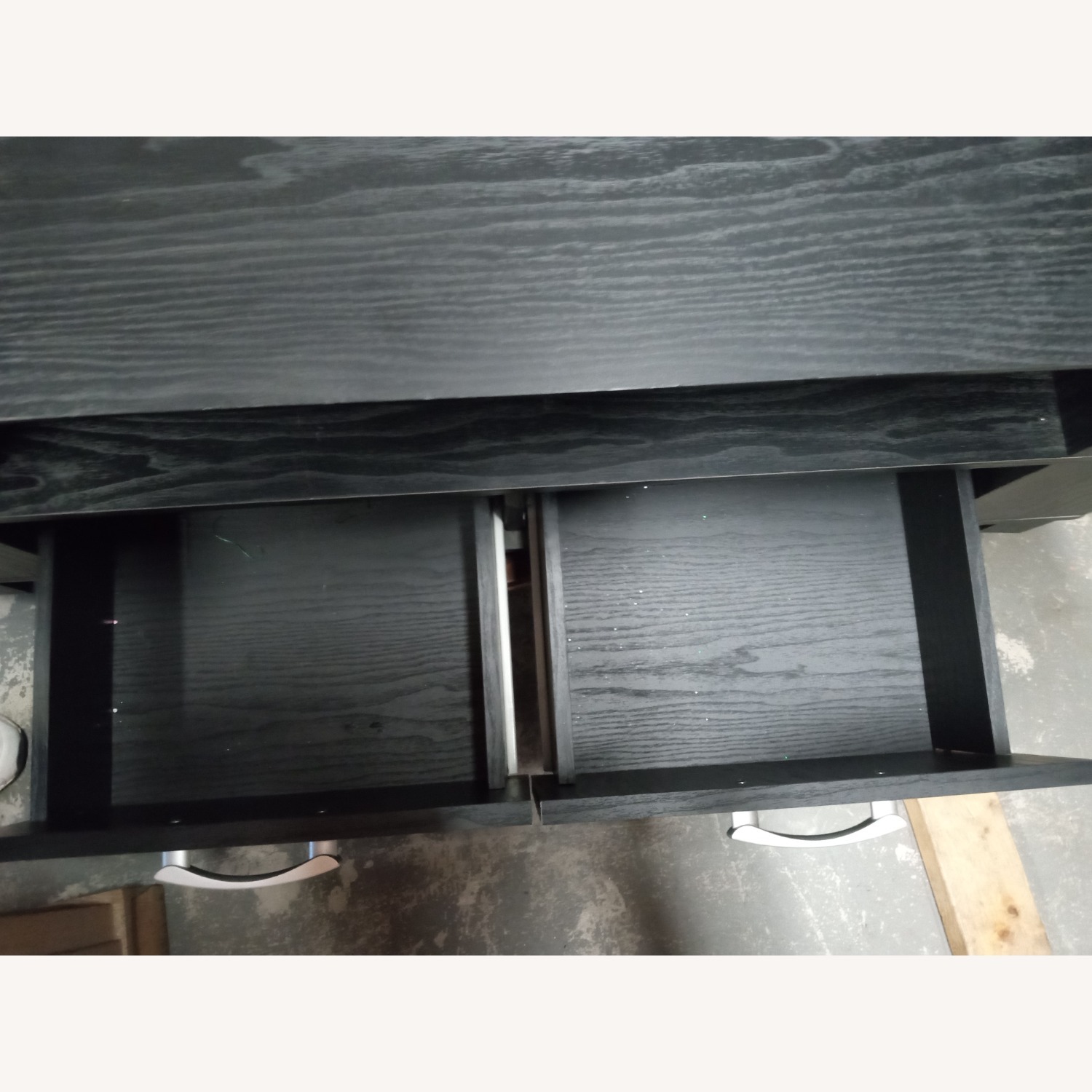 Eden Bridge Designs Black Wood TV Stand - image-2