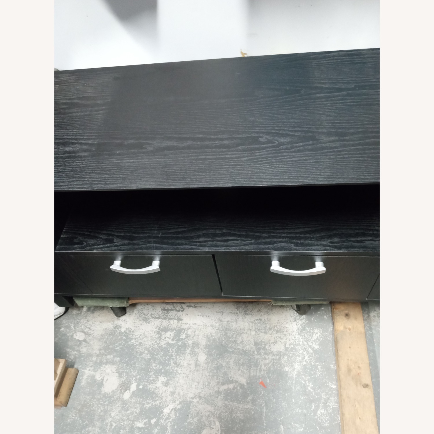 Eden Bridge Designs Black Wood TV Stand - image-1